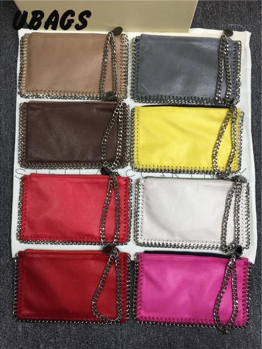 Damen Stella European Fashion Kette Tasche Handytasche Cluth Geldbeutel Geldbörse