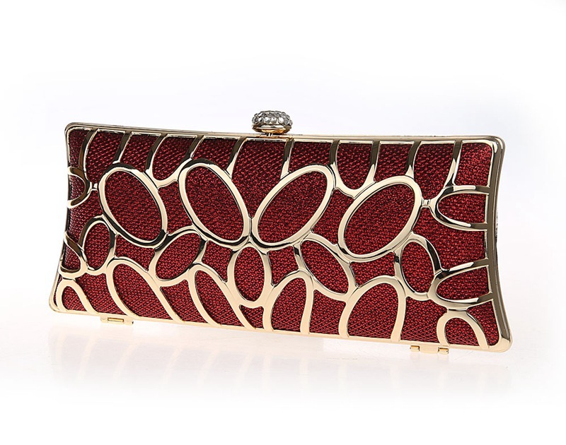Legierung lange strass Damen Tasche kupplung Abendtaschen schwarz rot blau kosmetik kleinen für hochzeit