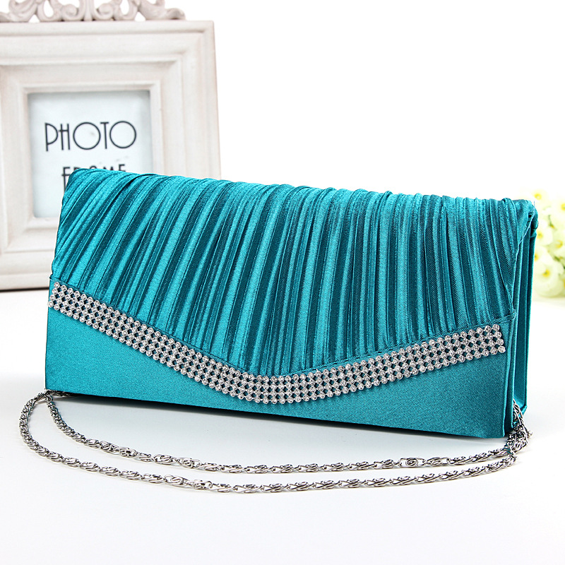 klassische Damen satin gold blau schwarz weiß gold lila hochzeit Handtasche Kupplung Partei prom Abendtasche