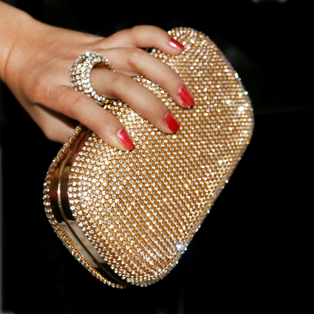 diamanten besetzte Abendtasche Abendtasche mit einer diamant Tasche Damen strass bankett Handtasche tag kupplung