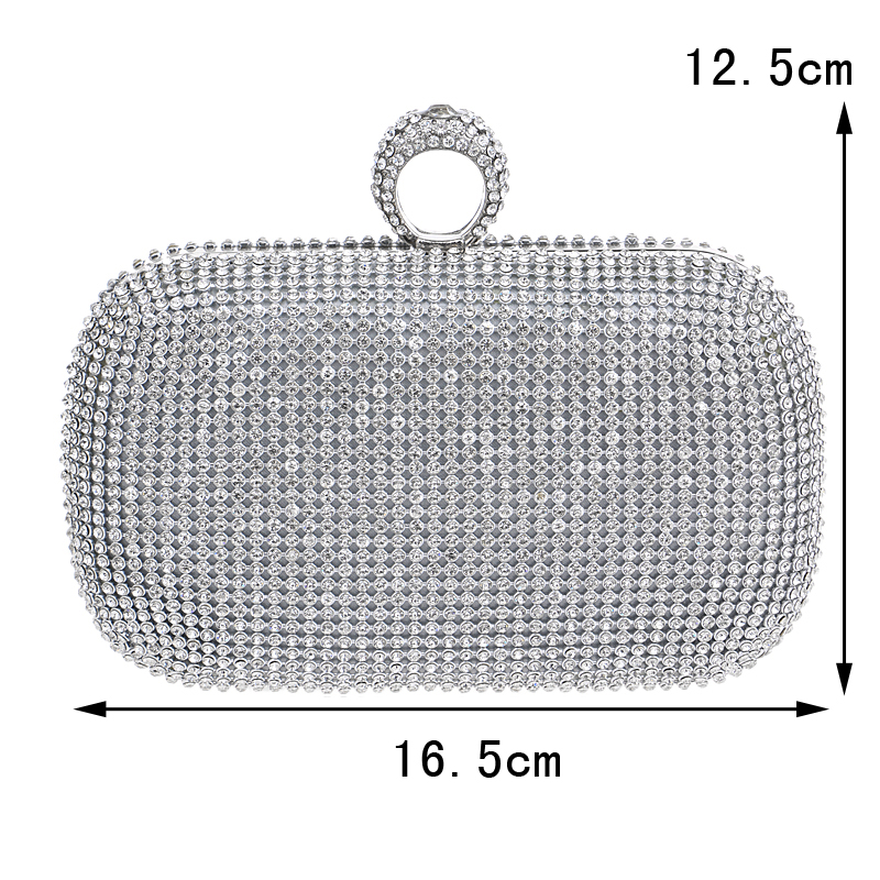 diamanten besetzte Abendtasche Abendtasche mit einer diamant Tasche Damen strass bankett Handtasche tag kupplung
