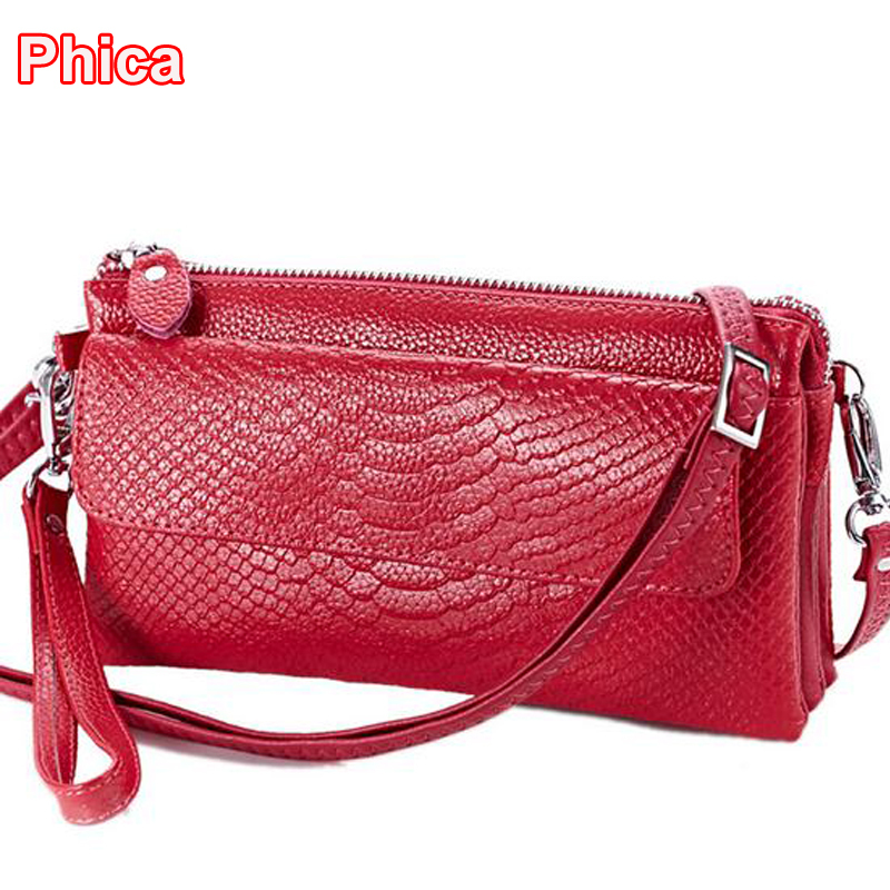Russischen Mode Umhängetasche Damen Clutch Wristlets Organizer Wallets für Geld Ledertasche