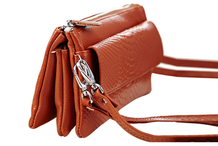 Russischen Mode Umhängetasche Damen Clutch Wristlets Organizer Wallets für Geld Ledertasche