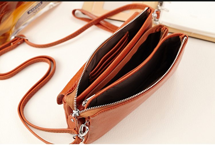 Russischen Mode Umhängetasche Damen Clutch Wristlets Organizer Wallets für Geld Ledertasche