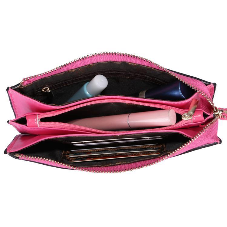 Neue Ankunft Mode Damen Handtasche Süßigkeitfarbenbeutel Armband öl Wachs Echtem Leder Abend