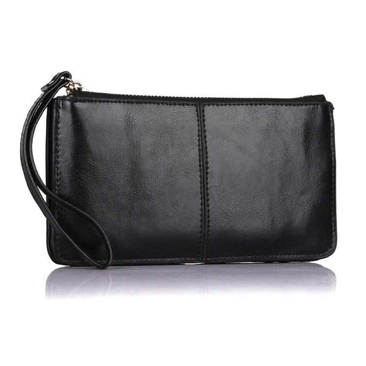 Neue Ankunft Mode Damen Handtasche Süßigkeitfarbenbeutel Armband öl Wachs Echtem Leder Abend