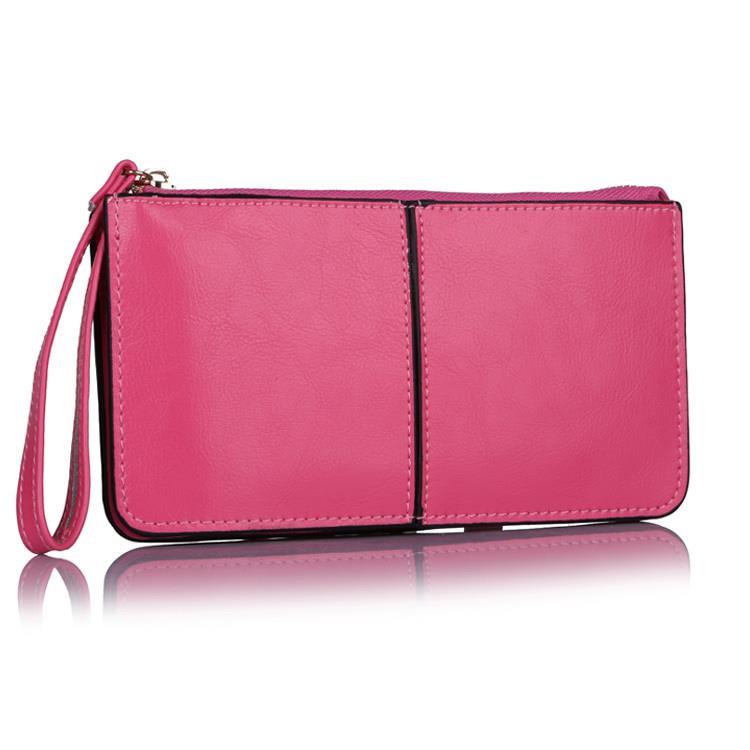 Neue Ankunft Mode Damen Handtasche Süßigkeitfarbenbeutel Armband öl Wachs Echtem Leder Abend