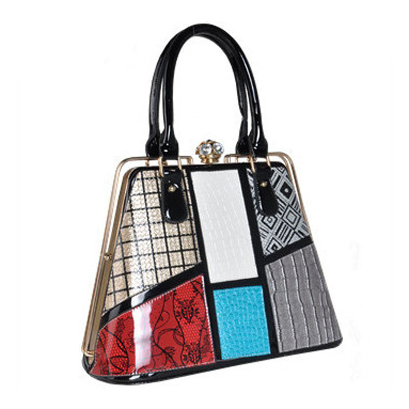 neue luxus Handtaschen Damen Taschen designer Damen Handtasche patchwork shell Umhängetasche Luxus Leder