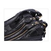 Große Schaf Damen Tasche aus echtem Leder Tote patchwork Taschen designer Handtasche Schwarz