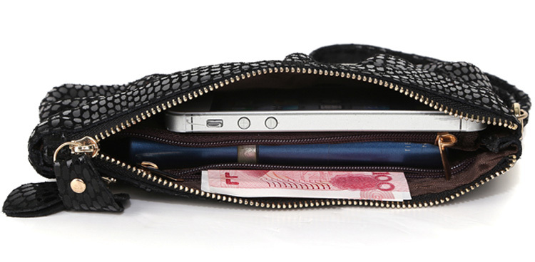 mode schlangenhaut VollrindLeder Damen Clutch Abendtasche Handtasche