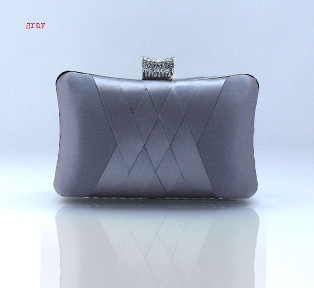 Mode Marineblau Damen Satin Strass Kupplung Handtasche Abendtasche Bankett Party Geldbeutel verfassungs beutel Freie