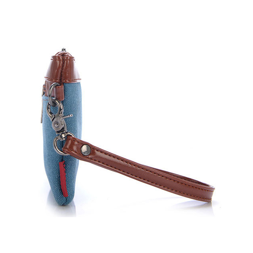 Kleine Handtaschen Designer Leinwand Handtasche für Teenager Mädchen Casual mit Leder Weibliche Telefon Brieftasche