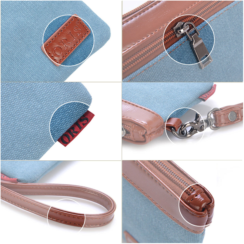 Kleine Handtaschen Designer Leinwand Handtasche für Teenager Mädchen Casual mit Leder Weibliche Telefon Brieftasche