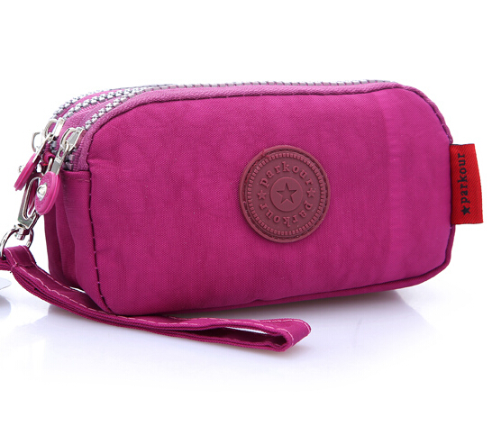 Damen Geldbörse Mehrschichtigen Nylon Clutch Bag Kleine Wasserdichte Messenger Crossbody Taschen Für Damen
