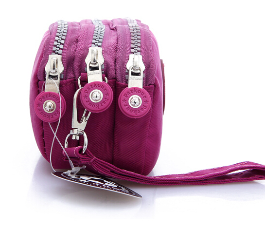 Damen Geldbörse Mehrschichtigen Nylon Clutch Bag Kleine Wasserdichte Messenger Crossbody Taschen Für Damen