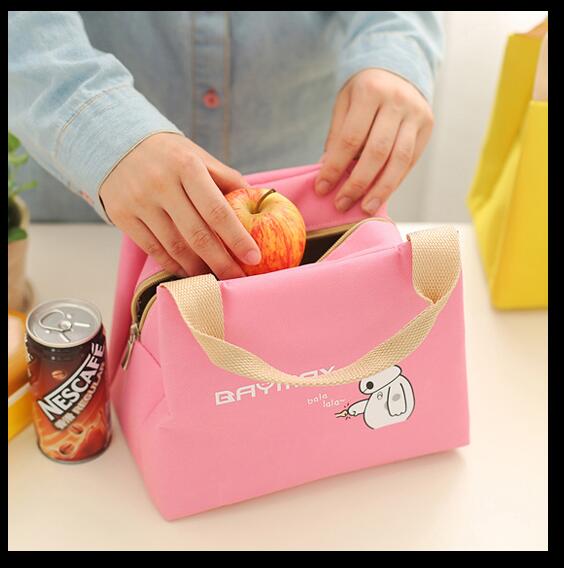 neue Mode Tragbaren Mittagessen Aufbewahrungsbox Tragen Thermische Kühler Isoliert Picknick Tasche