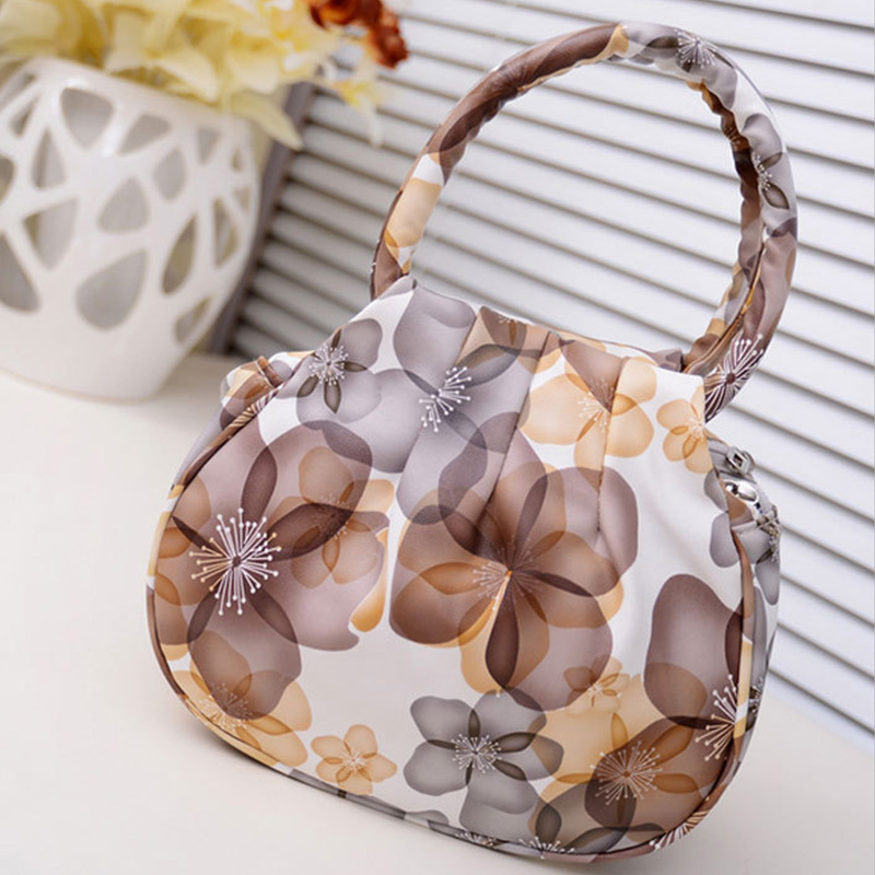 Neue Mode Pu Leder Kleine Handtasche für Mama Blumendrucke Damen Handtaschen