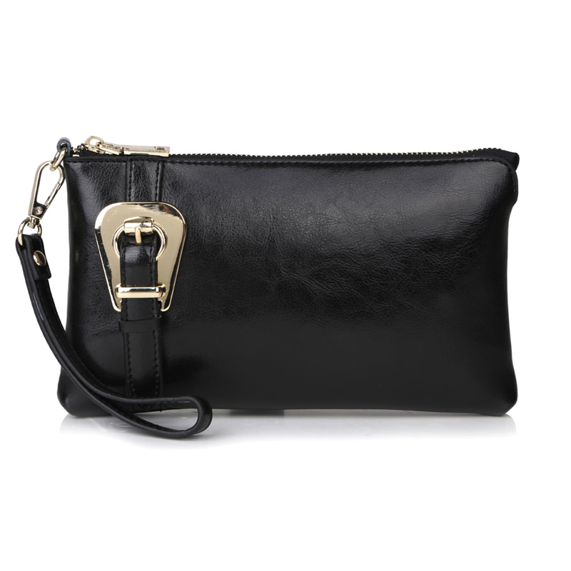 Mode Schnalle Furly Süßigkeiten Handtaschen Damen Echte Messenger Clutch Geldbörsen Wristlet