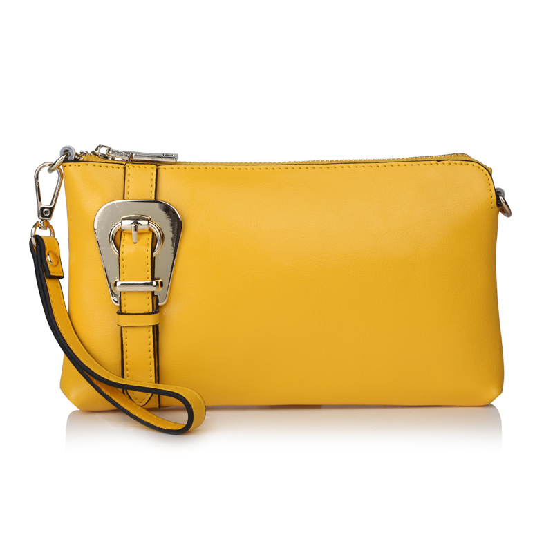 Mode Schnalle Furly Süßigkeiten Handtaschen Damen Echte Messenger Clutch Geldbörsen Wristlet