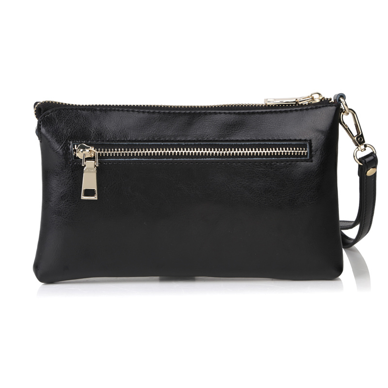 Mode Schnalle Furly Süßigkeiten Handtaschen Damen Echte Messenger Clutch Geldbörsen Wristlet