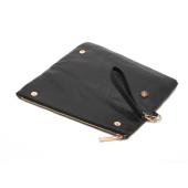neue UK berühmte Marke Serpentin Litschi Muster Clamshell Damen Schwarz Handtaschen Hülle Tasche