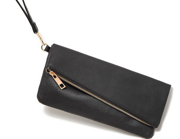 neue UK berühmte Marke Serpentin Litschi Muster Clamshell Damen Schwarz Handtaschen Hülle Tasche