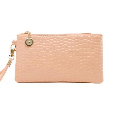 Neue Pu Leder Damen Wristlets Clutch Taschen Designer Luxus Damen Brieftasche Geldbörse Solide Damen