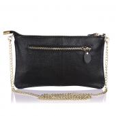 beliebte Mode Clutch Wristlet Abendtaschen Tasche Aus Echtem Leder Damen Handtasche Schultertasche mit Ketten