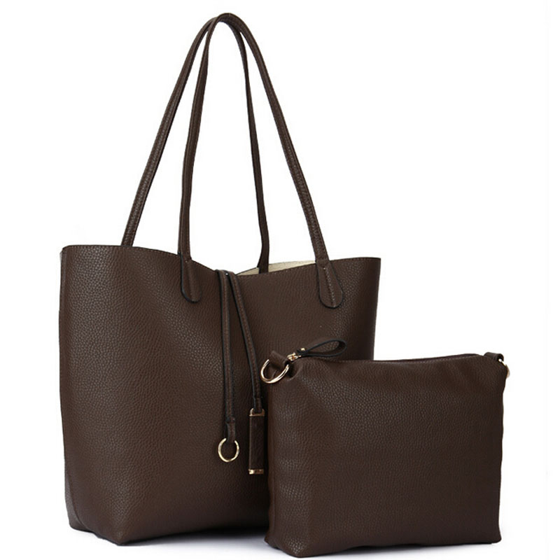 Damen Leder Handtasche neue Damen Taschen Großen Zusammengesetzten Tasche Vintage schulter