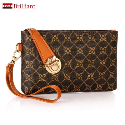 Damen armbänder designer marke Geldbörse plaid pvc armband Geldbörse carteira feminina portefeuille Handtasche