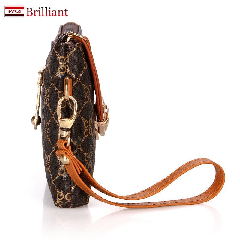 Damen armbänder designer marke Geldbörse plaid pvc armband Geldbörse carteira feminina portefeuille Handtasche
