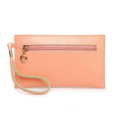 Neue Candy Farbe Pu Leder Damen Wristlets Clutch Taschen Designer Damen Geldbörse Handtaschen