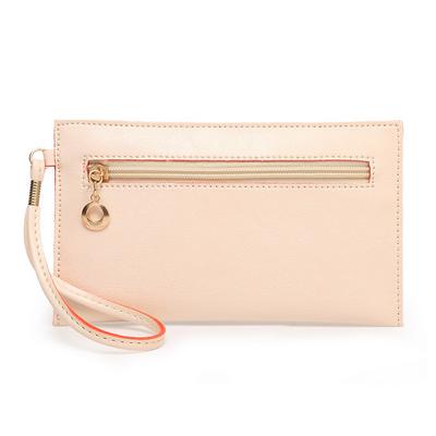 Neue Candy Farbe Pu Leder Damen Wristlets Clutch Taschen Designer Damen Geldbörse Handtaschen