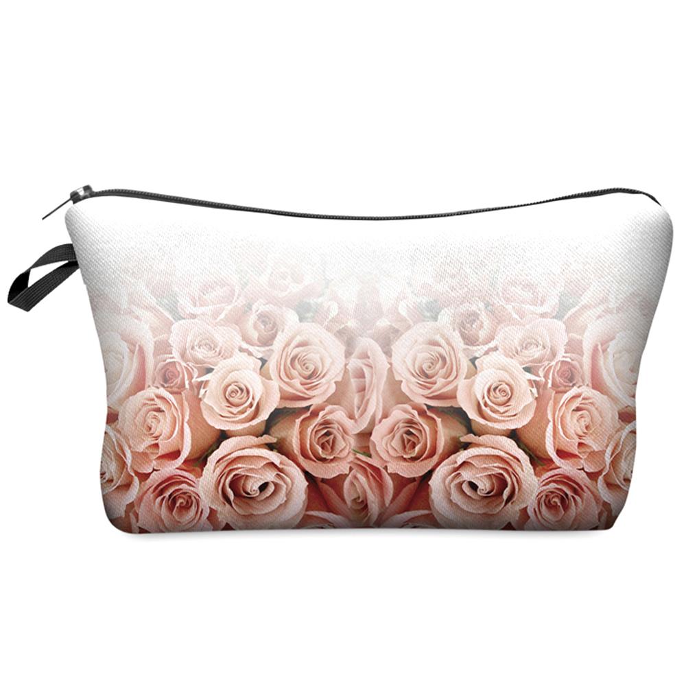 neue Mode 3d Druck Damen Make up Taschen mit Multicolor Muster für Reisen einfach