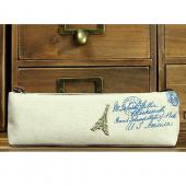 Leinwand Schreibwaren Lagerung Stift Federmäppchen Geldbörse Tasche Tasche Kosmetiktasche Make Up