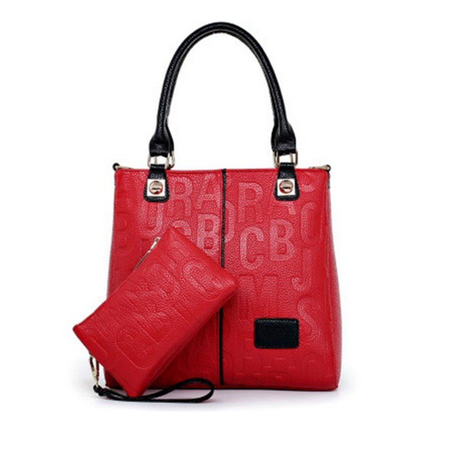 Damen Leder Handtaschen set Mode Geldbörsen und Handtaschen Damen Berühmte marke Luxus Handtaschen Damen