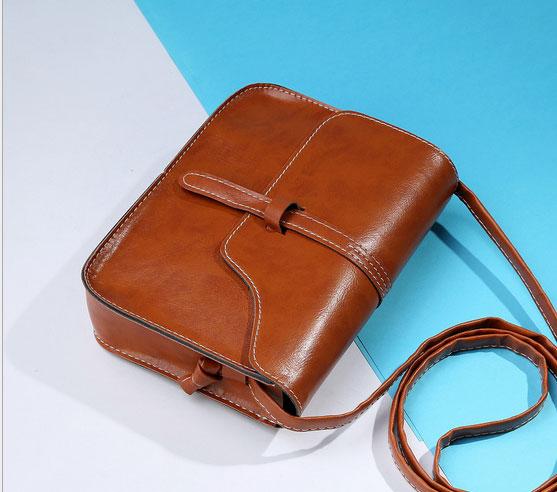 Weibliche Crossbody Mode Candy Farbe Gute Verkauf Stilvolle Umhängetaschen Damen Leder Tasche Rosa Schwarz Rose