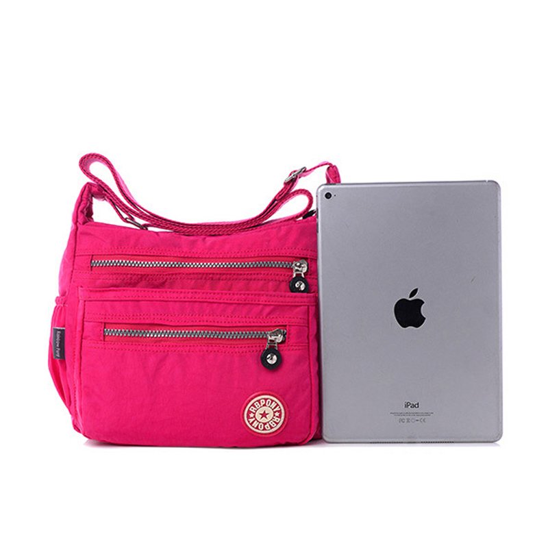 neue Koreanische mode Damen Umhängetasche Wasserdichten nylonTasche Schulter Messenger Multilayer Tasche