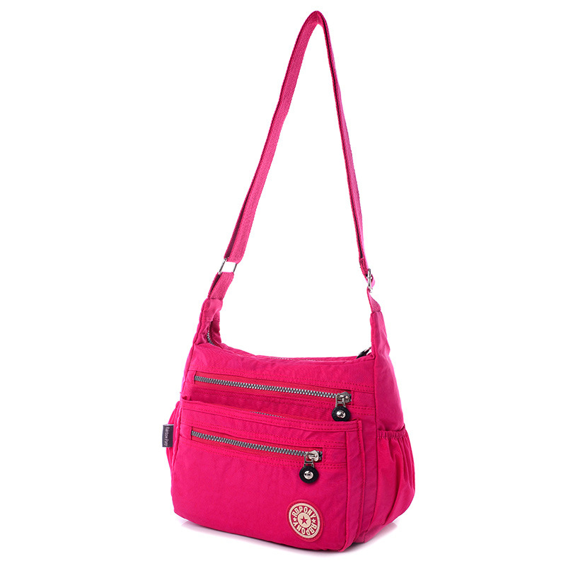 neue Koreanische mode Damen Umhängetasche Wasserdichten nylonTasche Schulter Messenger Multilayer Tasche
