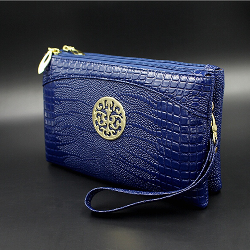 heißer verkauf neue stil doppel Reißverschluss PU Messenger bags Weichen Damen Handtasche 5 farben Mode