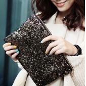 Werbe Mode Damen Clutch Dazzling Pailletten Glitter Funkelnde Handtasche Abendtasche Großhandel Gute