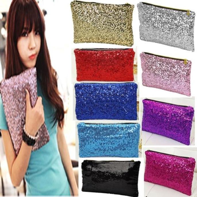 Werbe Mode Damen Clutch Dazzling Pailletten Glitter Funkelnde Handtasche Abendtasche Großhandel Gute