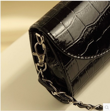 Heißer Designer Mädchen Abend Clutch Taschen Für Damen Crocodile Handtasche 3 Farben tropfen