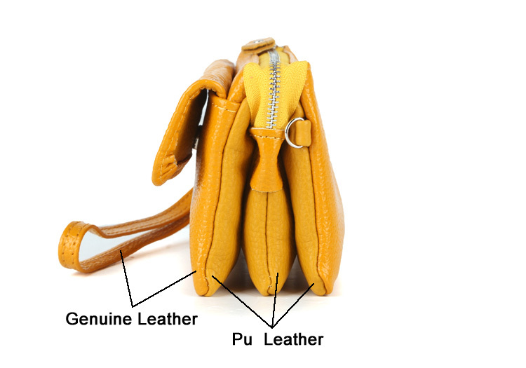 Damen messenger bags weibliche tageskupplung echtem Leder make up Tasche Geldbörse abend Geldbörsen