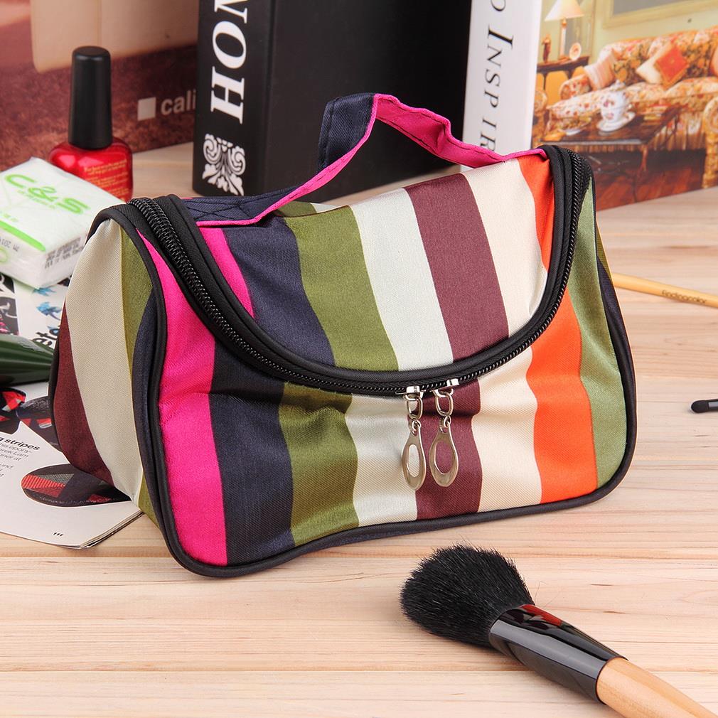 1 stück Neue Dot Kulturbeutel Kosmetiktasche Kosmetik etui große kapazitäts bewegliche Damen verfassung