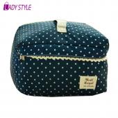 Neue ankunft große kapazität Kosmetiktasche Koreanischen make up Tasche dot Damen Handtasche portable storage