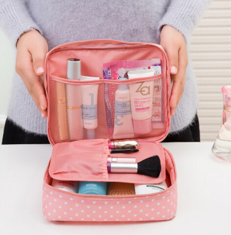 Make up Veranstalter Tasche 22 cm x 18 cm x 8 cm Damen Herren Casual Reise multifunktionale Kosmetiktasche