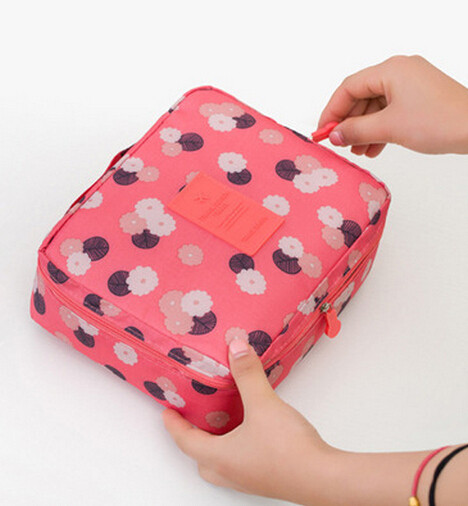 Make up Veranstalter Tasche 22 cm x 18 cm x 8 cm Damen Herren Casual Reise multifunktionale Kosmetiktasche