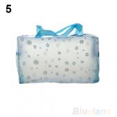 Blumendruck Transparent Wasserdicht Make up Kosmetiktasche Reisewaschbeautycase Toiletten bade Tasche