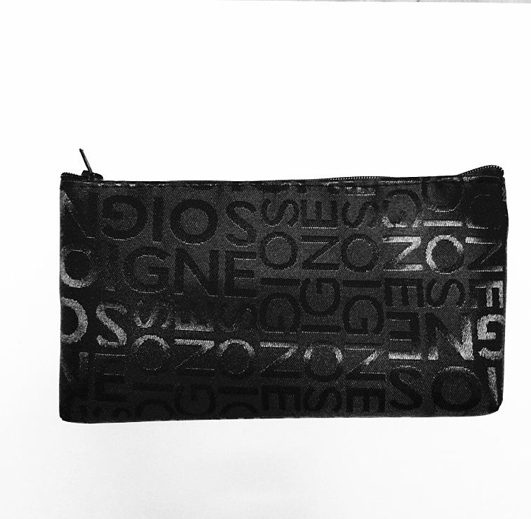 kundenspezifische gestreifte make up Tasche werbegeschenke weiblichen Koreanischen Kosmetischen eintritt paket